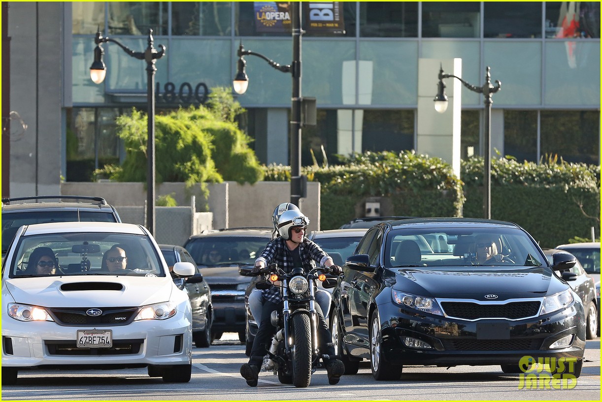 josh hutcherson goes for a motorcycle ride with a gal pal 093059660