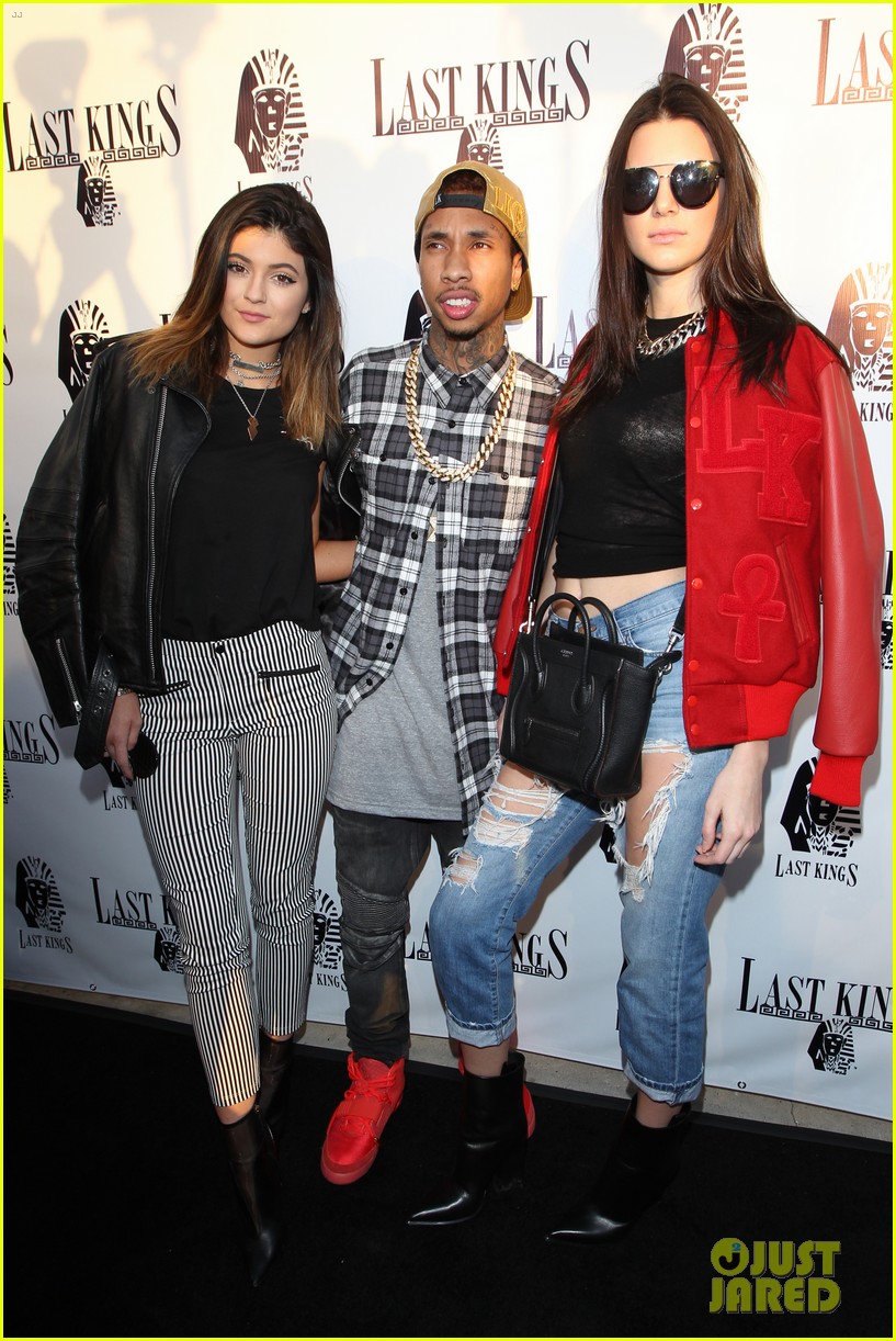 kendall kylie jenner tygas last kings store press preview 023057843