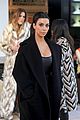 kim kardashian films kuwtk with her sisters khloe sends message on coat fxck yo fur 13