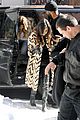 kim kardashian films kuwtk with her sisters khloe sends message on coat fxck yo fur 26