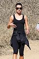 lea michele starts the week right with a family hike 02