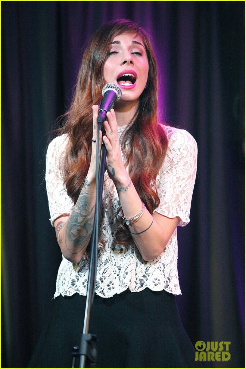 christina perri previews new album at nyc listening party 09