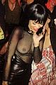 rihanna bares her nipples in fishnet top with no bra 05