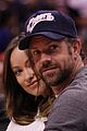 olivia wilde jason sudeikis passionately kiss at clippers game 19