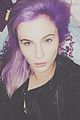 ireland baldwin dyes her hair purple 01