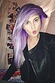 ireland baldwin dyes her hair purple 05