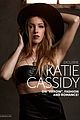 katie cassidy bares midriff for glamoholic cover 02