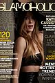 katie cassidy bares midriff for glamoholic cover 10