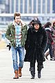 chord overstreet give amber riley jacket to stay warm 01