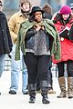chord overstreet give amber riley jacket to stay warm 03