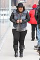 chord overstreet give amber riley jacket to stay warm 08
