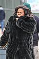 chord overstreet give amber riley jacket to stay warm 11