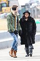 chord overstreet give amber riley jacket to stay warm 18