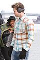 chord overstreet give amber riley jacket to stay warm 21