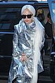 lady gaga shines in silver foil outfit 02