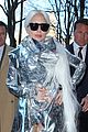 lady gaga shines in silver foil outfit 08