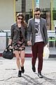 ashley greene paul khoury go in for a kiss after lunch 11