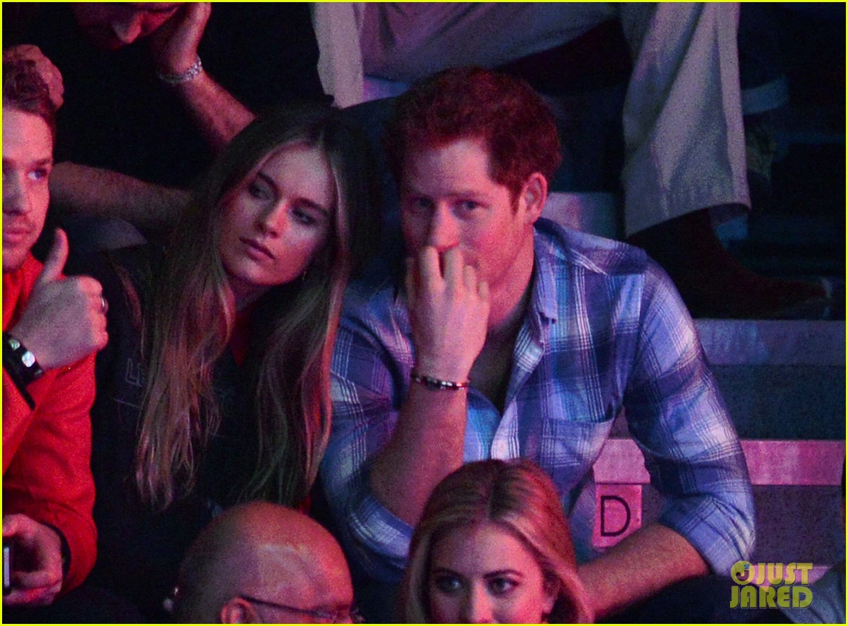 Prince Harry \u0026 Girlfriend Cressida Bonas Cuddle in the Stands at We Day UK:  Photo 3067792 | Cressida Bonas, Prince Harry Photos | Just Jared:  Entertainment News, image size:1222x902
