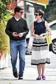 anne hathaway is black white chic for lunch with a pal 07