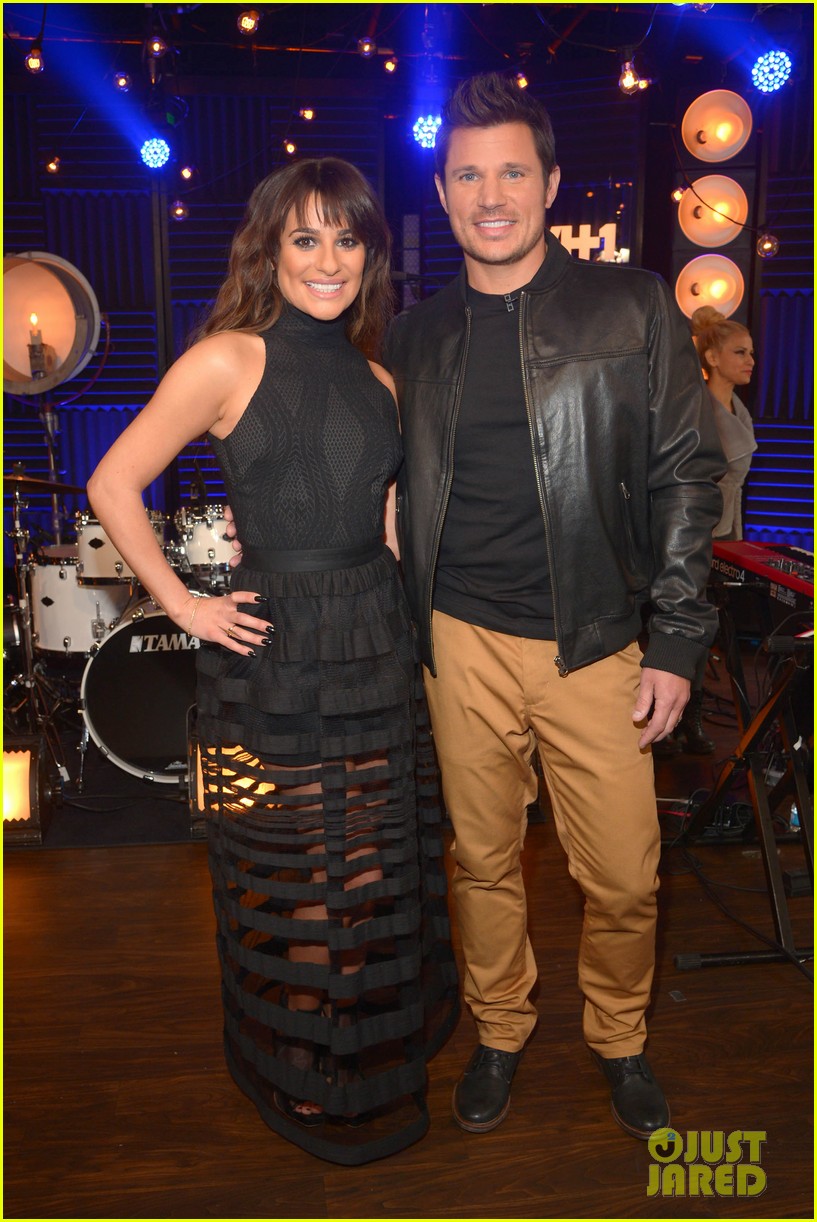 lea michele big morning buzz with nick lachey 05
