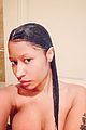 nicki minaj goes topless makeup free in shower selfies 01