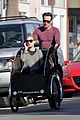 stephen moyer is quite the chauffeur peddles anna paquin in their twins bike carrier 05
