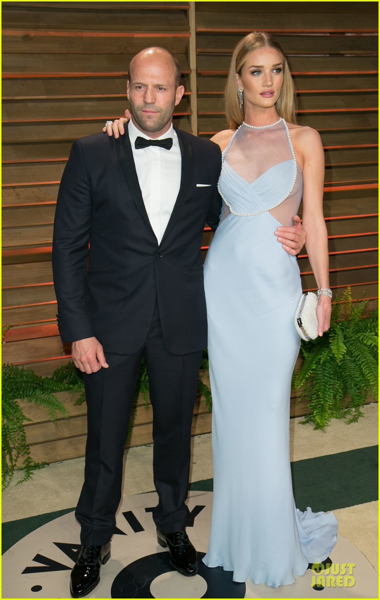 rosie huntington whiteley sheers it up at vanity fair oscar party 2014 with jason statham 053064445