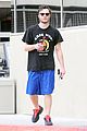 ed westwick hits the gym with mystery gal with hot body 06