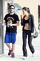 ed westwick hits the gym with mystery gal with hot body 07