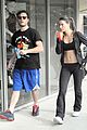 ed westwick hits the gym with mystery gal with hot body 09