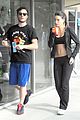 ed westwick hits the gym with mystery gal with hot body 14