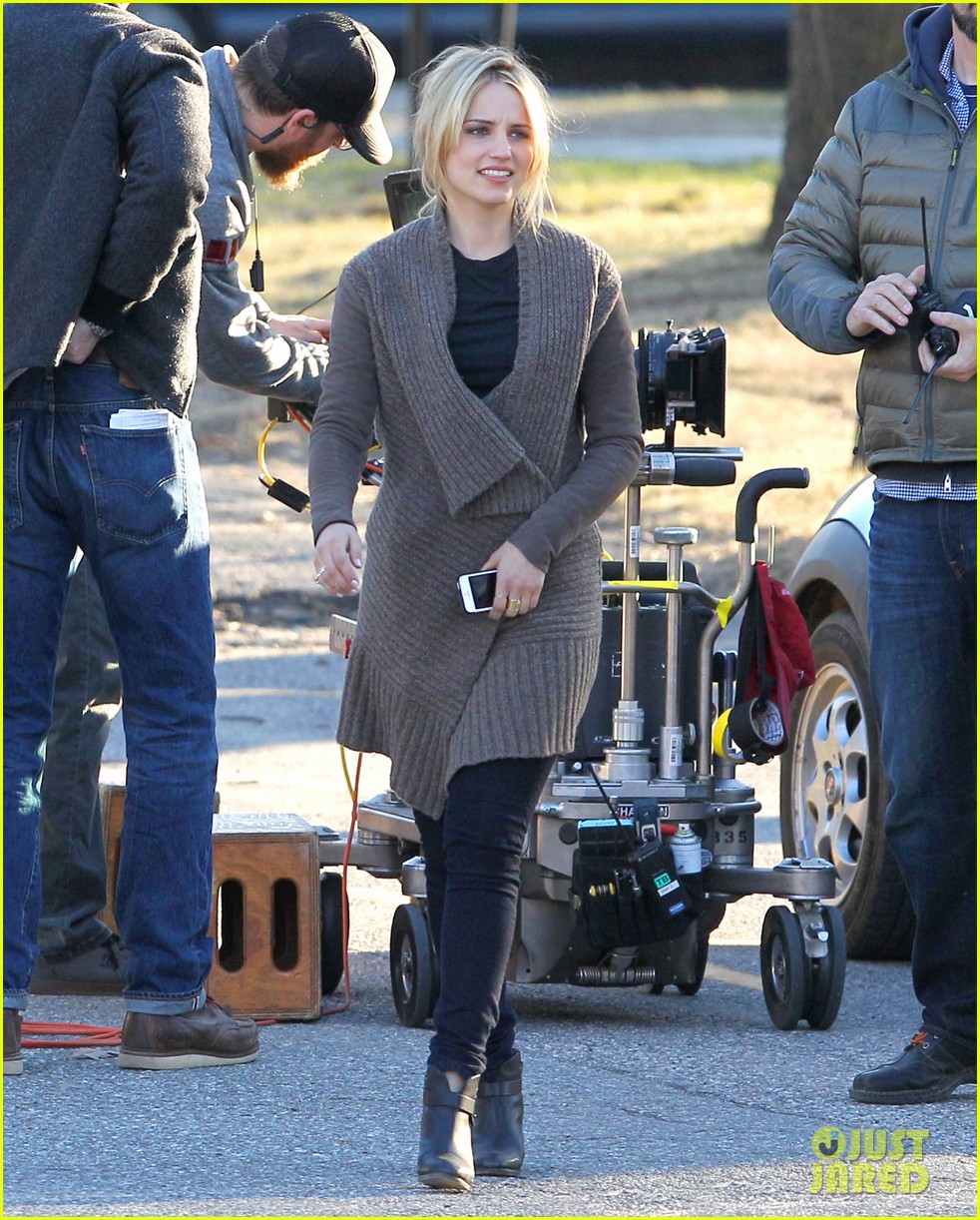 dianna agron first day on tumbledown has her in two cute outfits 05