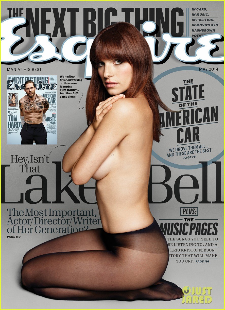 lake bell strips down topless displays amazing figure for esquire 01