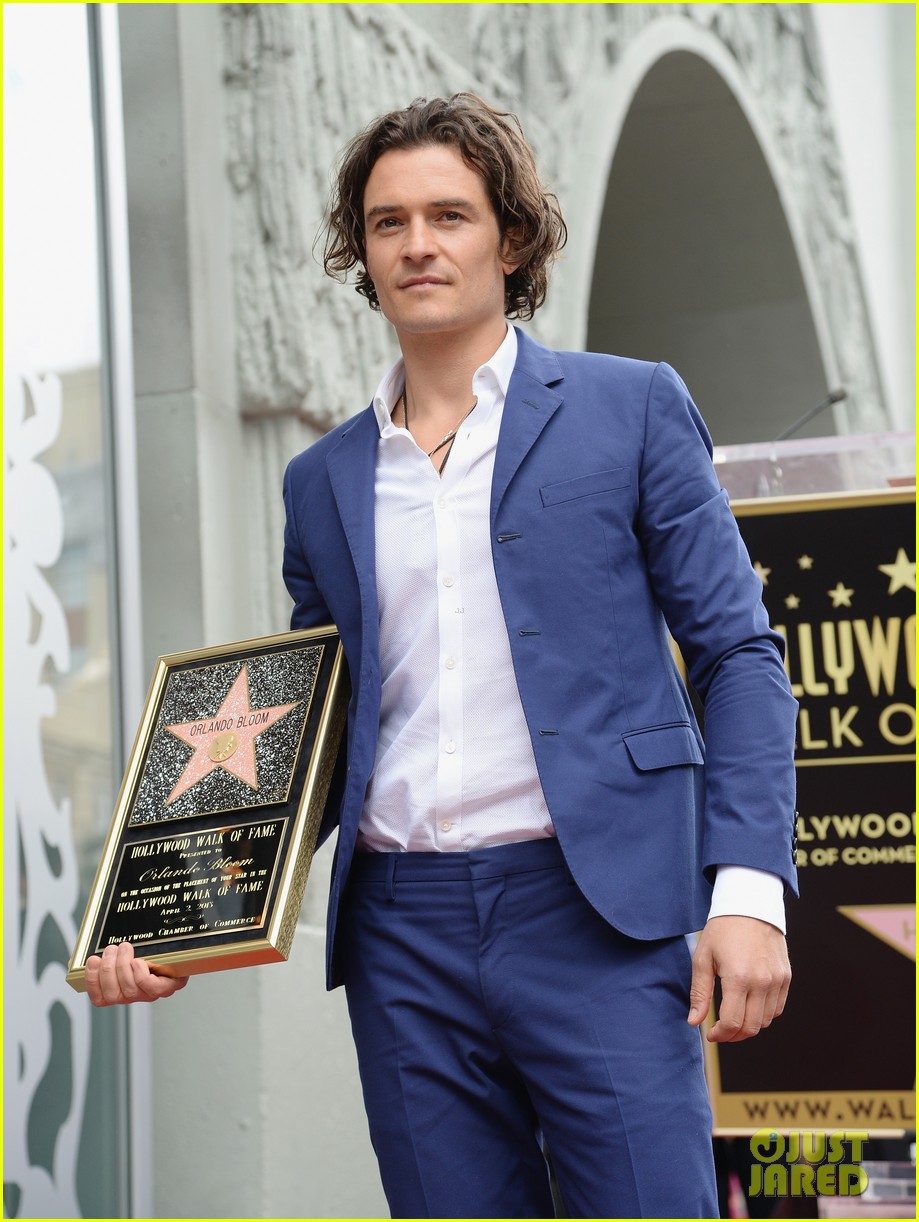 orlando bloom receives star on hollywood walk of fame 02