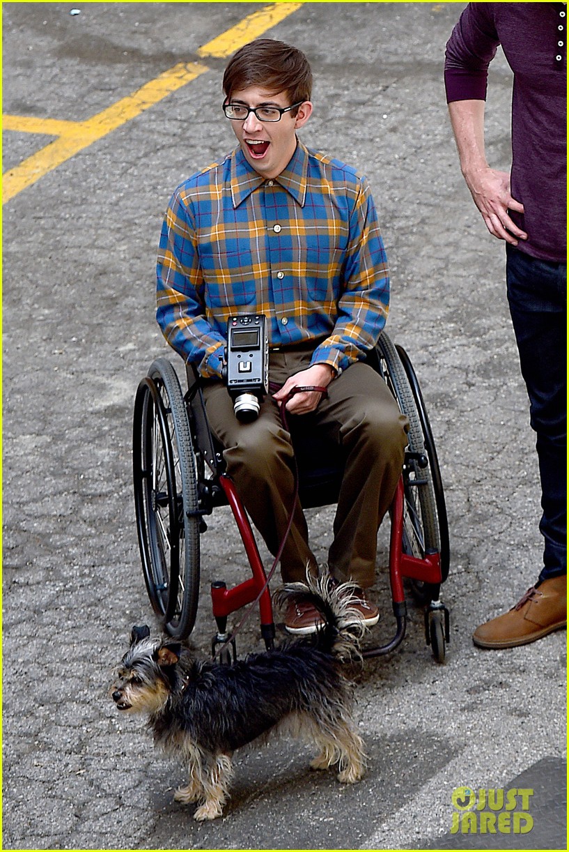 chord overstreet dotes on a dog its really cute 043098246