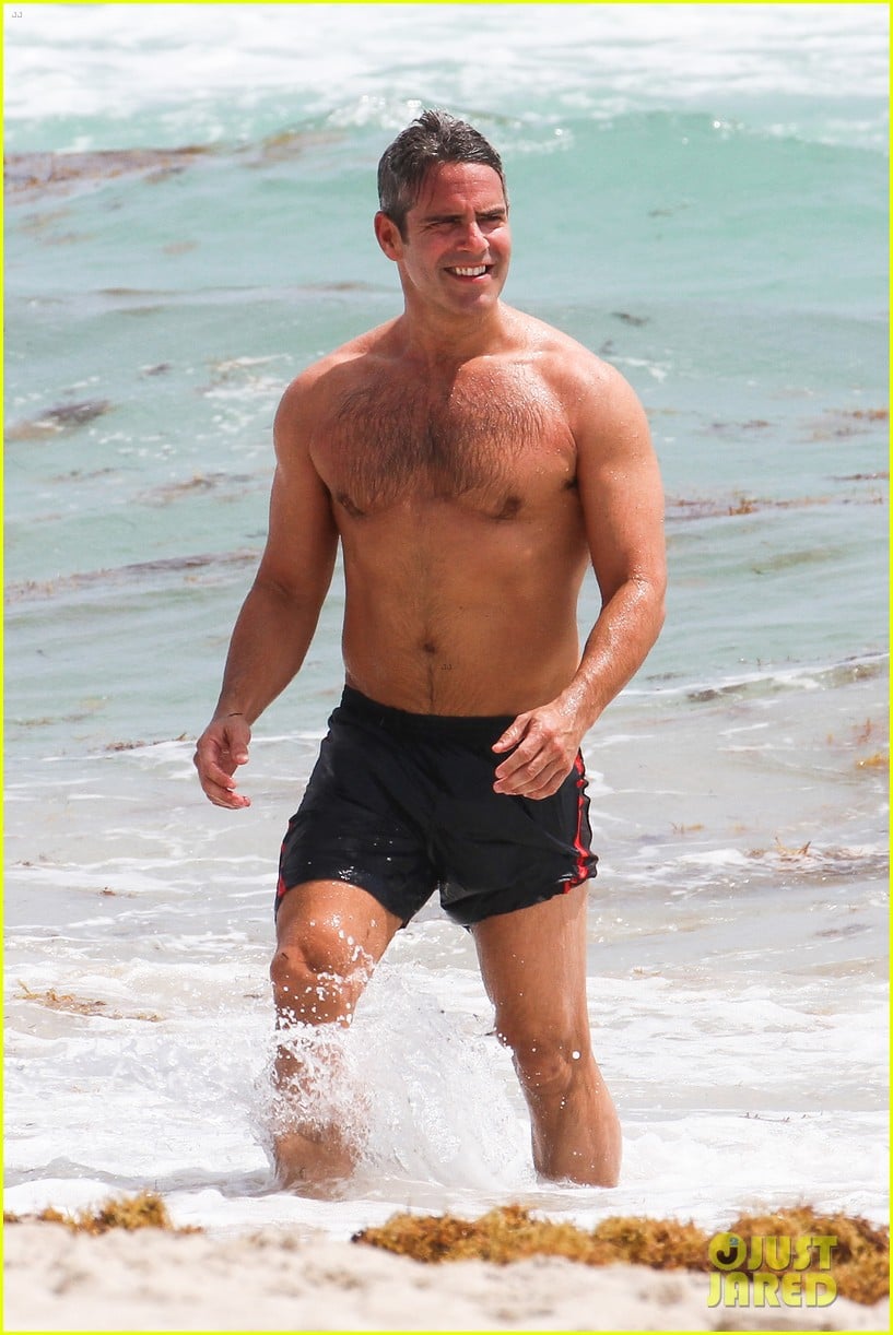 andy cohen shirtless uses tinder 063084790