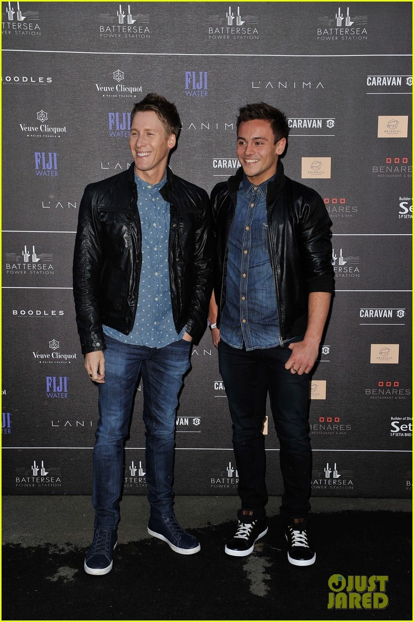 tom daley dustin lance black attend first event as a couple 063102556