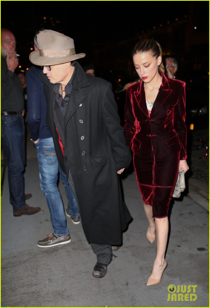 johnny depp takes fiancee amber heard out for brithday dinner 073096619