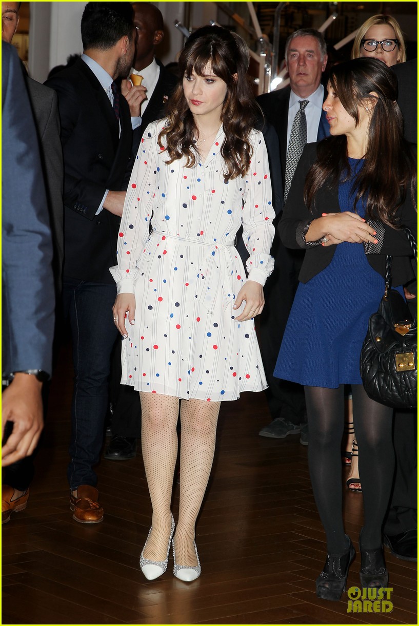 zooey deschanel tommy hilfiger collection launch 123092500