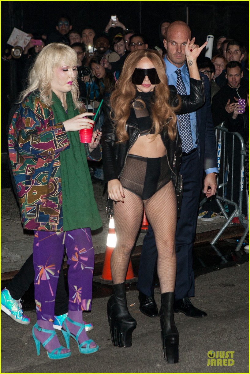 lady gaga revealing high waisted outfit 063082613