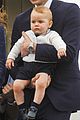 prince george makes appearance parents play with puppies 31