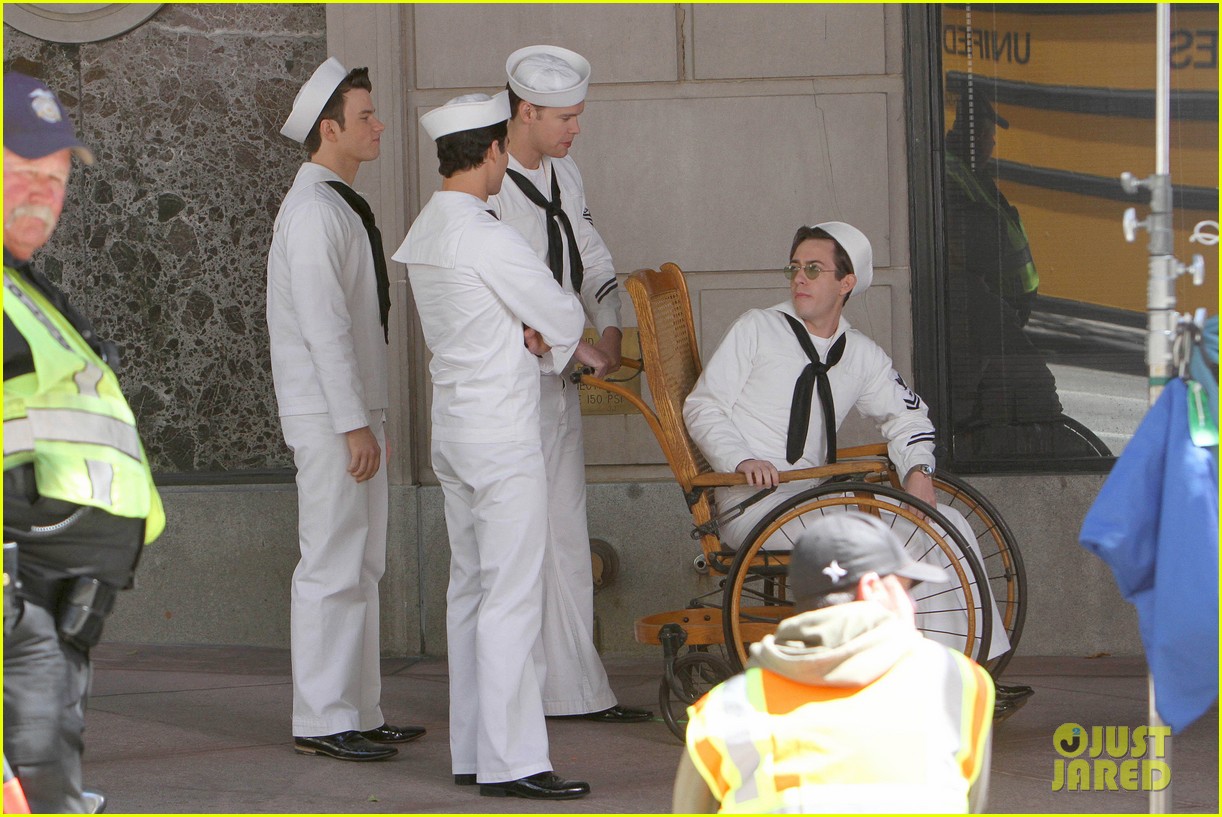 glee guys transform into super hot sailors check out their vintage fleet week looks 093083312
