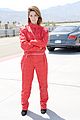 ashley greene kicks off coachella weekend race cars 01