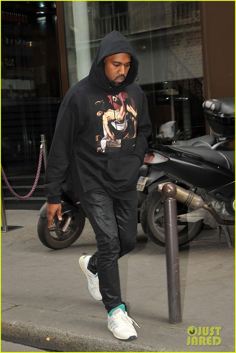 kim kardashian kanye west work out have lunch in paris 06