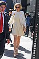 jennifer lawrence goes glam for gma spends easter in nyc 01