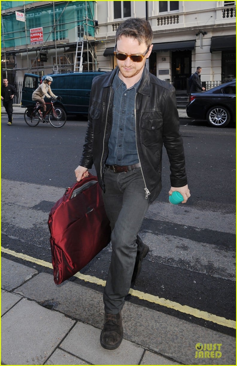 james mcavoy serious swagger in leather 07