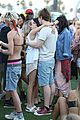 emma roberts evan peters kiss at coachella 15