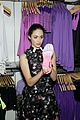 emmy rossum plays with shoes at under armour store launch 27