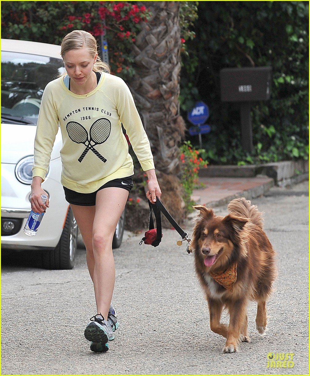 amanda seyfried working out with justin long 033089293