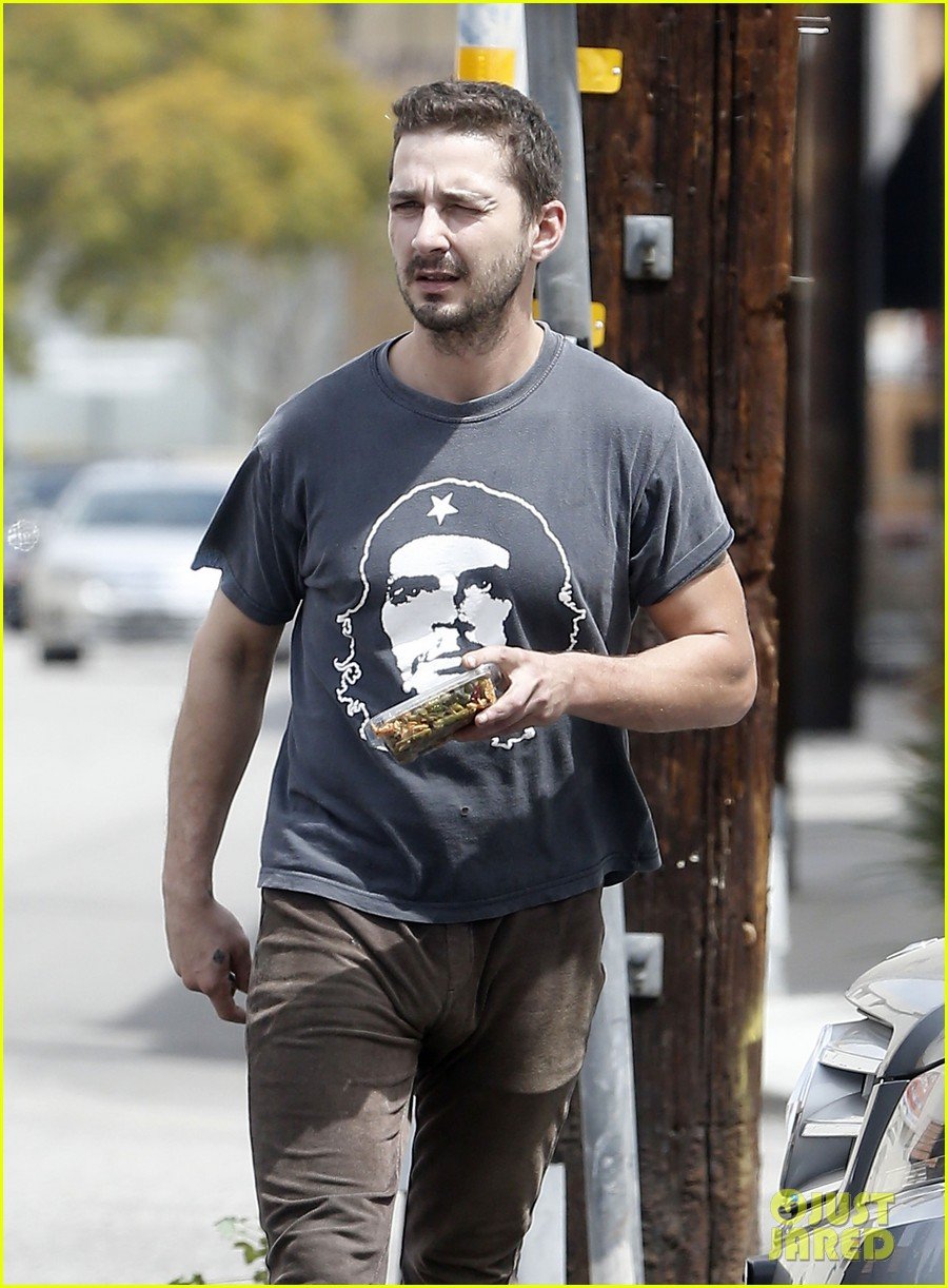 shia labeouf reportedly bought lunch for a homeless man 103094456